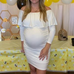 Pink Blush Maternity Dress